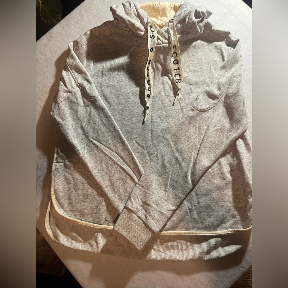Scotch & Soda Light Gray Hoodie size Small